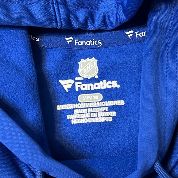 Fanatics Men’s size Medium New York Rangers Hockey Hoodie. New without tags - Picture 9 of 10